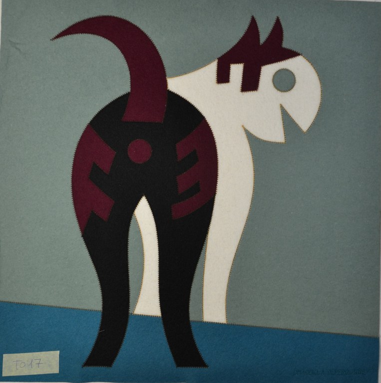 T16017 - Gatto - 44 x 44 cm