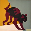 T16020 - Gatto - 44 x 44 cm