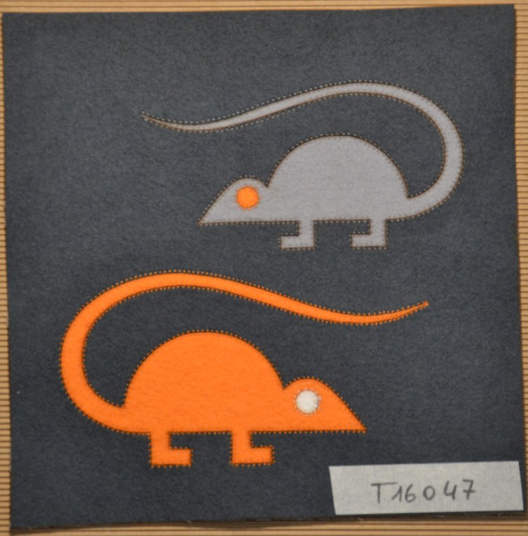 T16047 - Due topolini - 21 x 21 cm