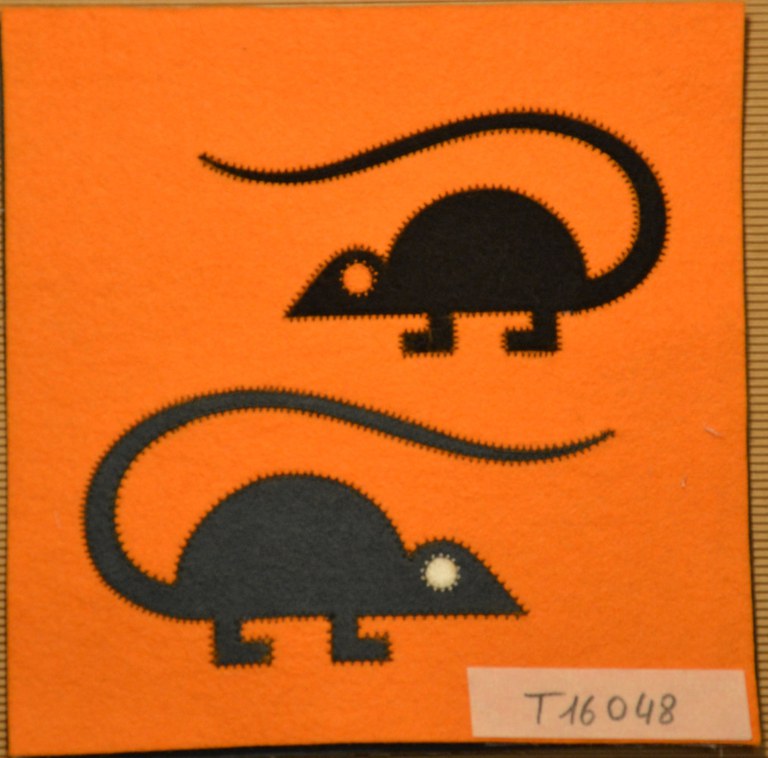 T16048 - Due topolini - 21 x 21 cm