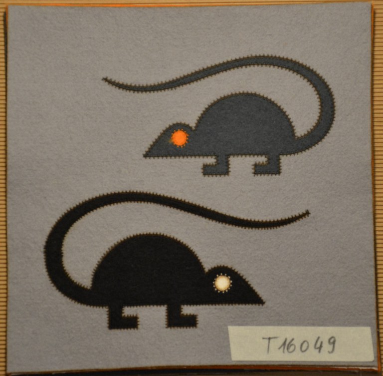 T16049 - Due topolini - 21 x 21 cm