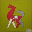 T16063 - Cavallino - 29 x 29 cm
