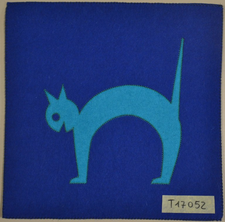 Gatto inarcato - 25 x 25 cm