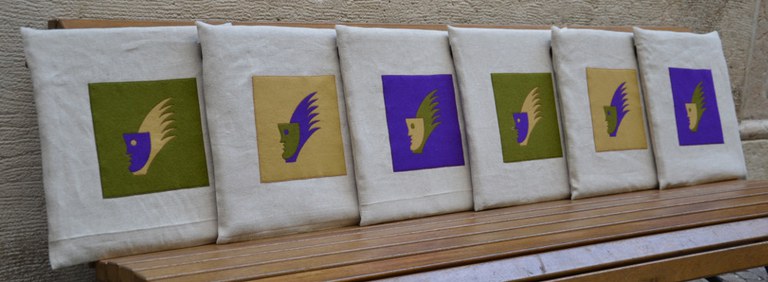 sei  cuscini testa fiamma