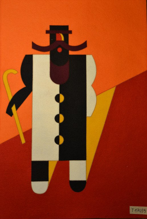 uomo coi baffi  T17059