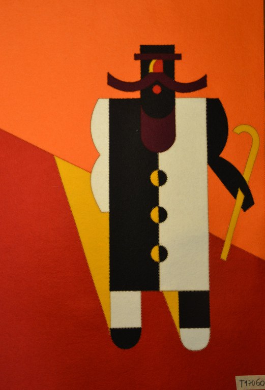 uomo coi baffi  T17060