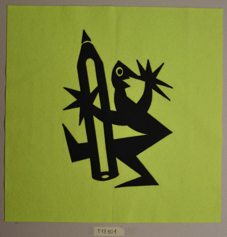 Pupazzo e matita (ombra) T18101