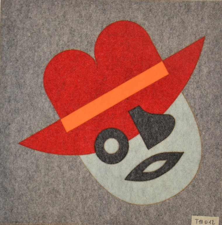 Testa con cappello  T18012