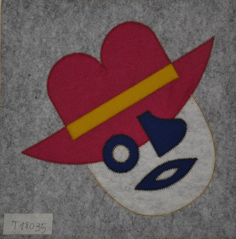 Testa con cappello T18035