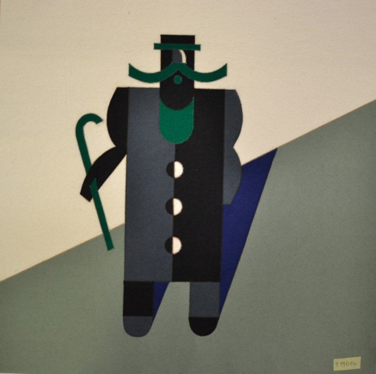 Uomo coi baffi T19014