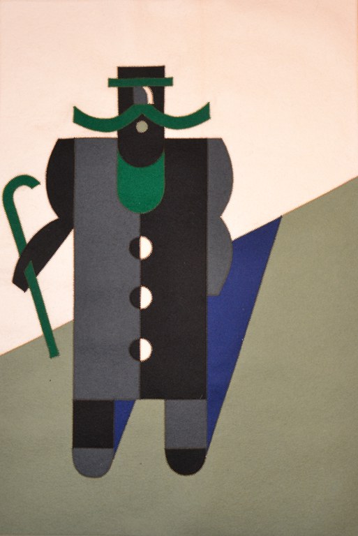 Uomo coi baffi - T22014