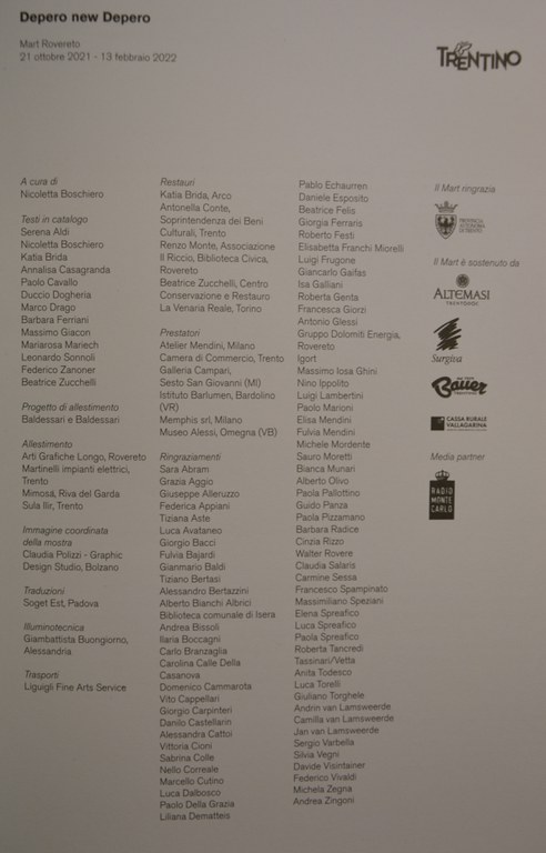 Catalogo DEPERO NEW DEPERO a cura di Nicoletta Boschiero