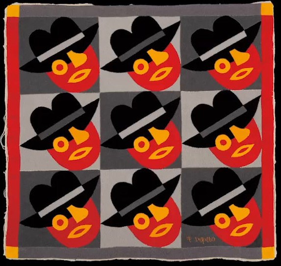 Nove teste con cappello