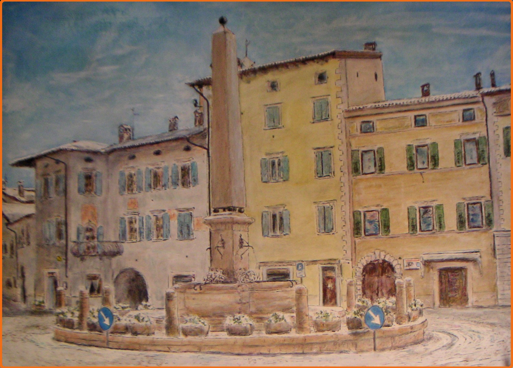 Piazza Filzi Nef sulla fontana de Sac